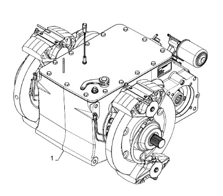 87572639 - Трансмиссия в сборе комбайнов CX8080, CR9060/CR9080